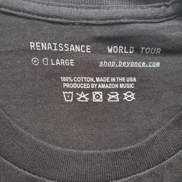 Beyonce Problem Renaissance world Tour Tee Size Large NWT - Picture 3 of 3